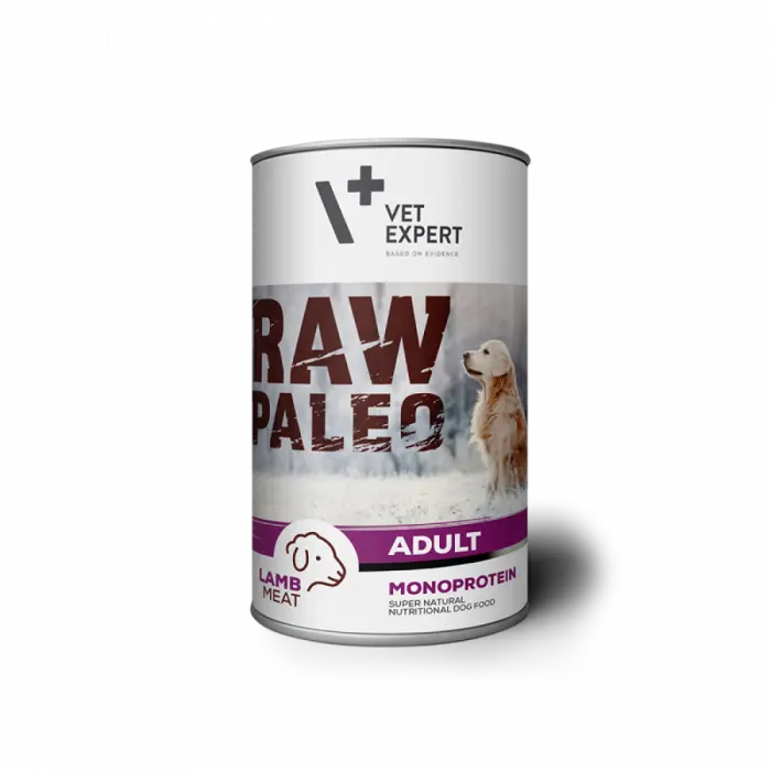 Hrana umeda, RAW PALEO, adult, carne de miel, 800 g