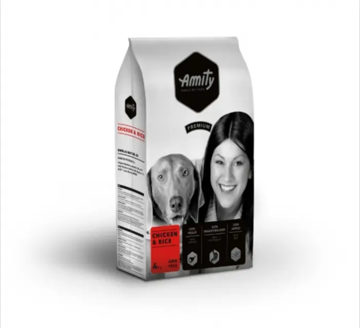Hrana uscata pentru caini Amity Premium Adult, Pui si orez 4 kg
