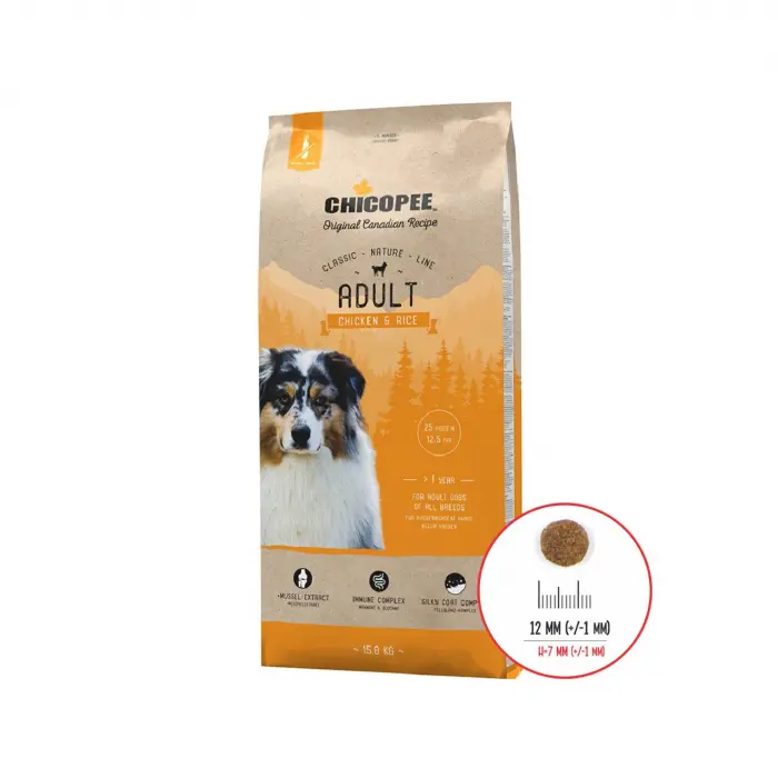 Hrana uscata pentru caini super premium CHICOPEE CNL Adult ChickenRice 15KG