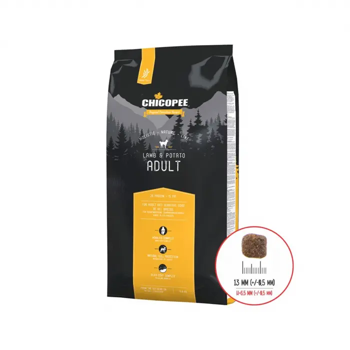 Hrana uscata pentru caini super premium CHICOPEE HNL Adult LambPotato 2 kg