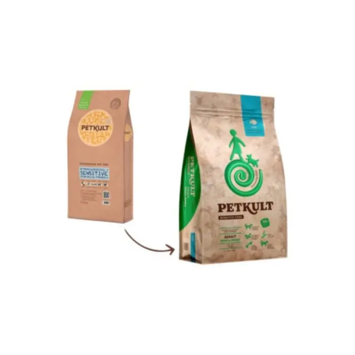 Hrana uscata pentru caini Petkult Sensitive Adult Talie Mica Peste 1 kg
