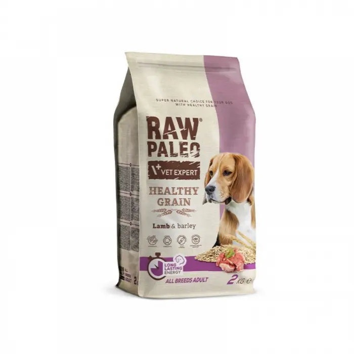 Hrana uscata pentru caini adulti, RAW PALEO HEALTHY GRAIN, miel, 10 kg