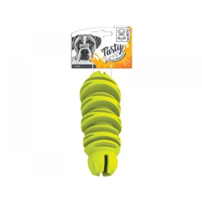 Jucarie din cauciuc pentru caini, VENUS M-PETS, verde, 14.7 x 6 x 6.1 cm