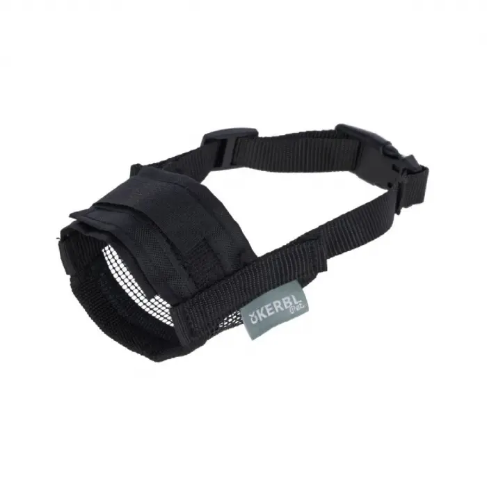 KERBL botnita nylon pentru caini ajustabila XL L 9.5CM FI 20-26CM