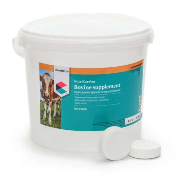 NutriCareVet Bovine comprimate rehidratare electroliti (vitei) 30 buc set