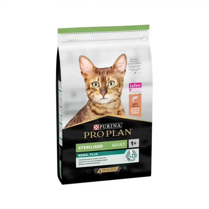 Purina PRO PLAN Pisica STERILISED OPTIRENAL cu Somon 10 kg
