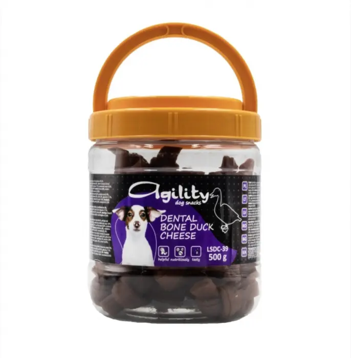 Recompense delicioase pentru caini Agility LSDC-39, noduri de rata, 500g