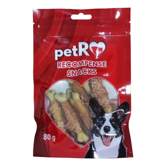 Recompense Os calciu cu piept de pui, 80 gr petRO