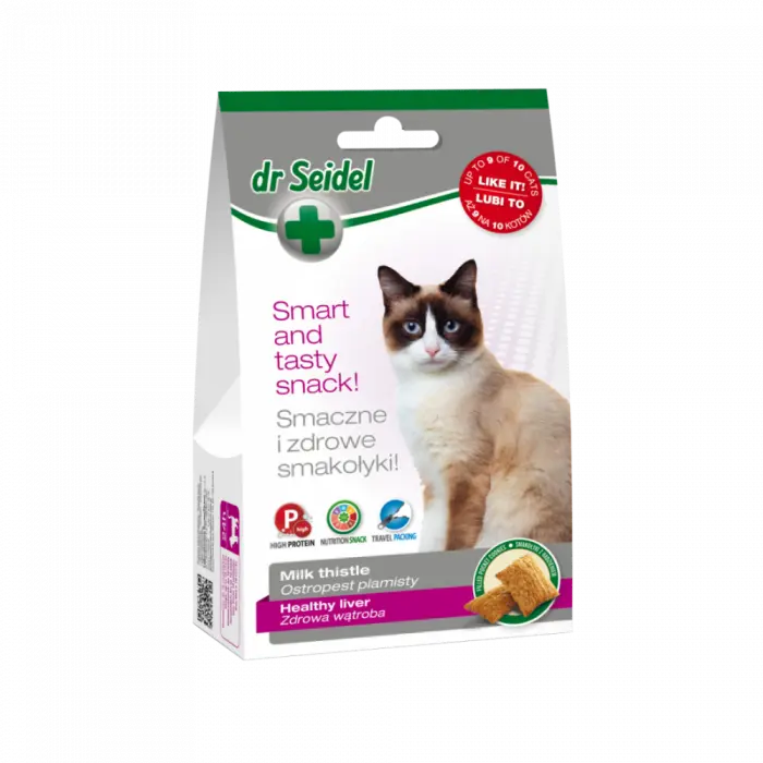 Cat Snack pentru sanatatea ficatului, Dr. Seidel, 50 g