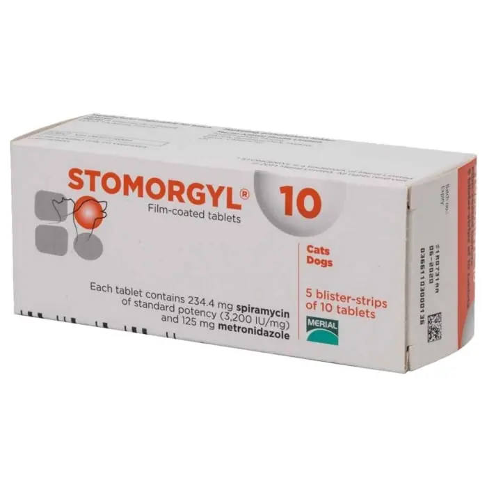 Stomorgyl 10 mg 10 comprimate