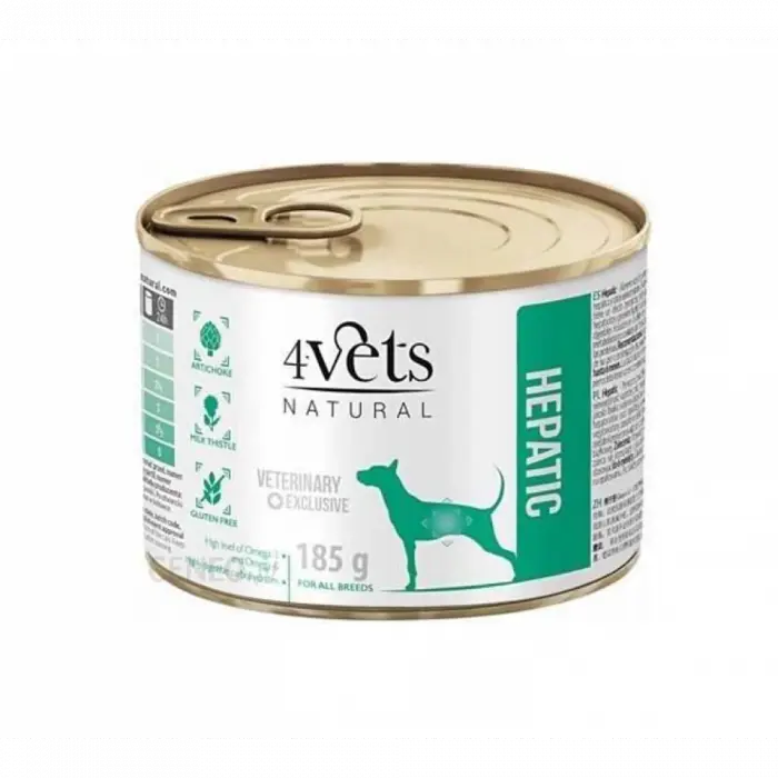 Dieta veterinara Hepatic Support pentru caini 4VetS, 185 g