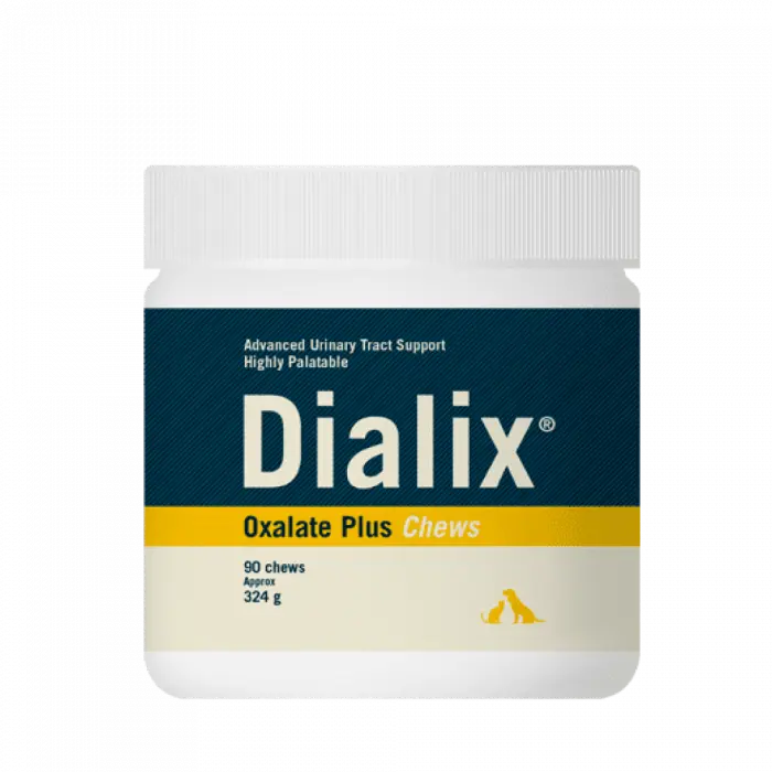 Supliment dietetic pentru gestionarea urolitilor de oxalat, cistina si urati, Dialix Oxalate Plus, Vetnova, 90 chews