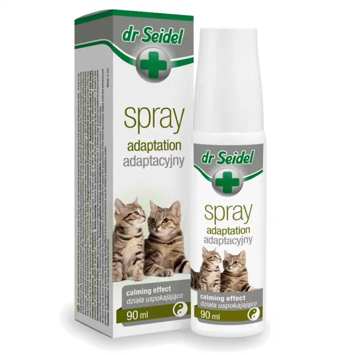 Spray pentru sprijin comportamental in caz de stres si anxietate la pisici, Dr. Seidel, 90ml