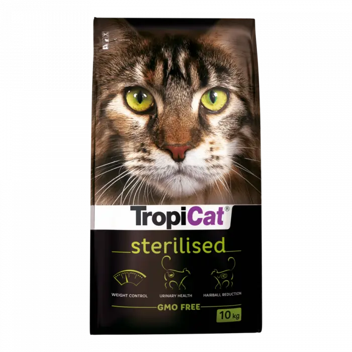 TROPICAT adult, Hrana uscata pentru pisici sterilizate , 10 kg