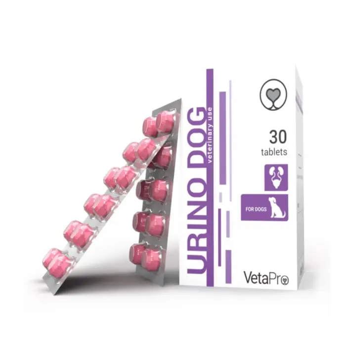 VETAPRO urino dog 30tab cut suport urinar caini
