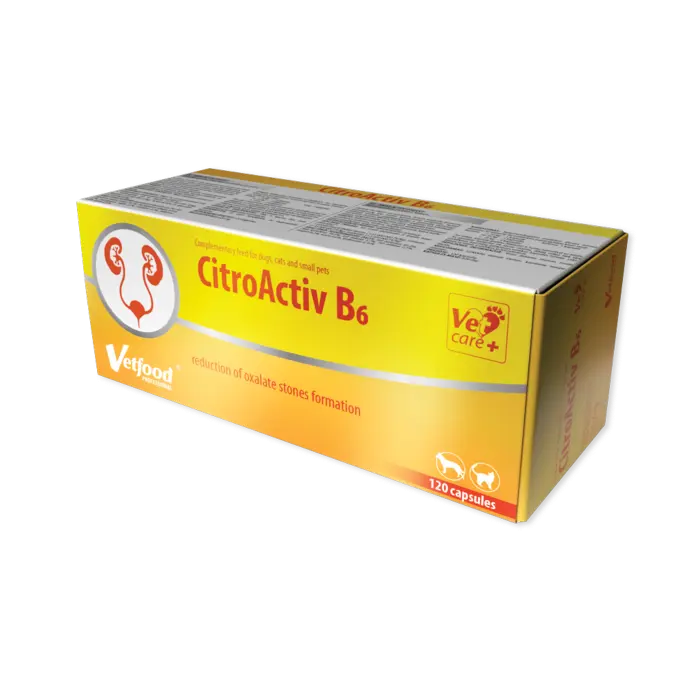 VetFood CitroActiv B6, 120 capsule