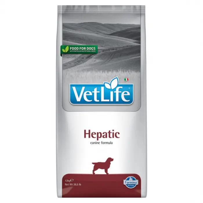Vet Life Farmina, Hepatic caine, 12 kg