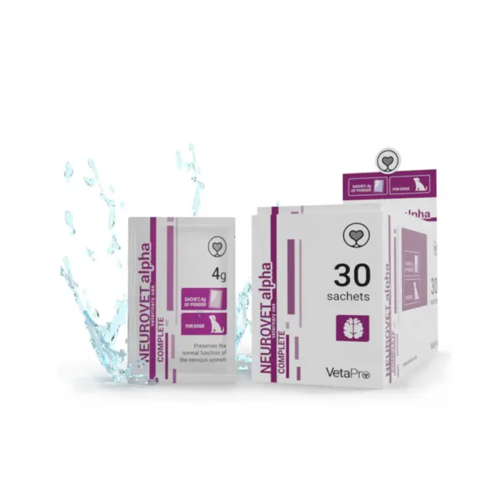 VETAPRO neurovet alpha complete plicuri 30x4G sanatate neurologica caini