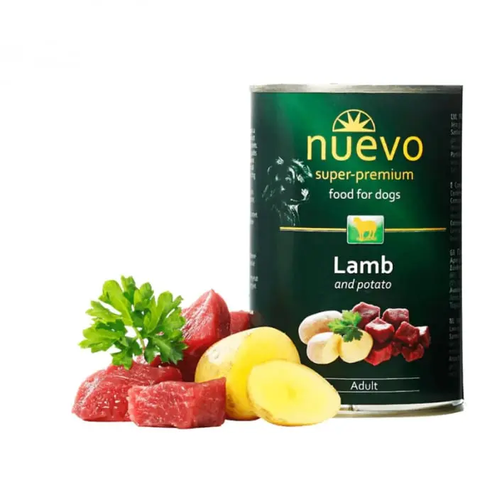 Conserva pentru caini Nuevo cu miel cartofi 400 gr