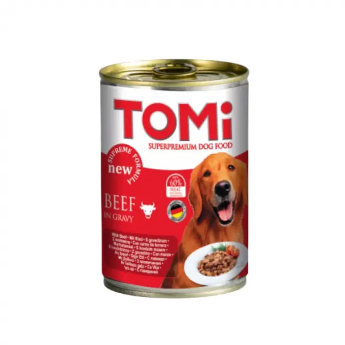 Conserva pentru caini Tomi cu vita 400 gr