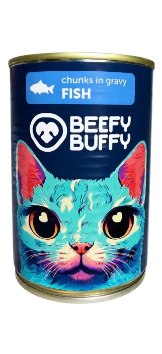 Conserva pentru pisici Beffy Buffy cu peste 415 gr