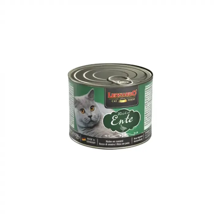 Conserva pentru pisici Leonardo cu rata 200 gr