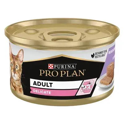 Conserva pentru pisici Purina Pro Plan Adult Delicate cu curcan 85 gr