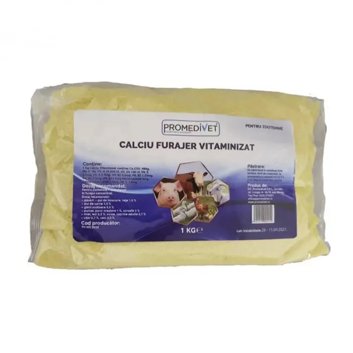 Calciu furajer vitaminizat 1 kg