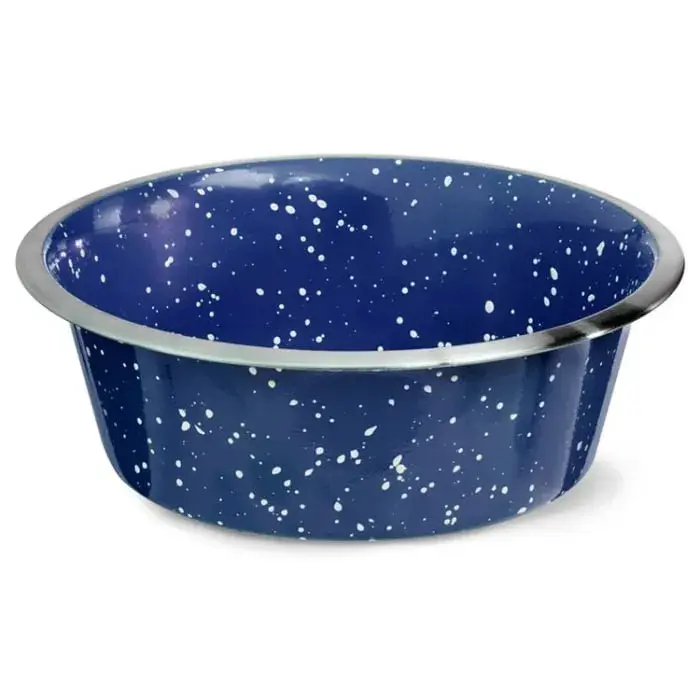 Castron din inox pentru caini pisici 4Dog Galaxy Albastru 0,9 L