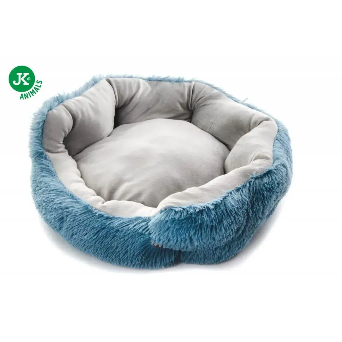 Culcus pufos pentru caini  pisici Yetty S 45 cm