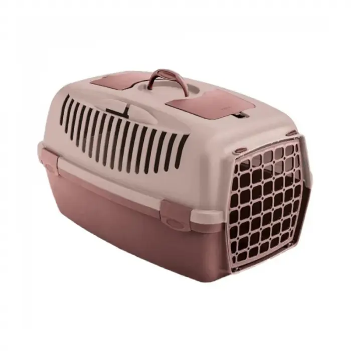 Cusca de transport Stefanplast Gulliver Nr.2 Pink Rosy Brown 55 x 36 x 35 cm
