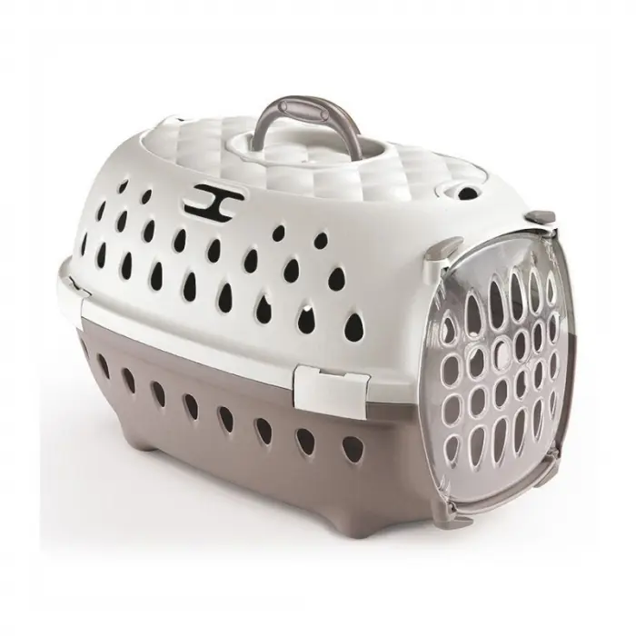 Cusca de transport Stefanplast Gulliver Chic Grey 50x34x32 cm