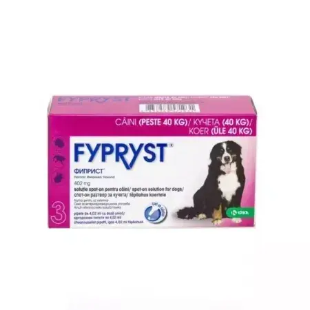 Antiparazitar extern pentru caini Fypryst XL 40-60 kg x 3 pipete