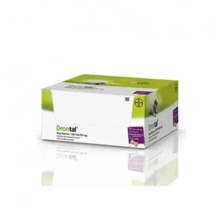 Antiparazitar intern pentru caini Drontal 102 tab   folie