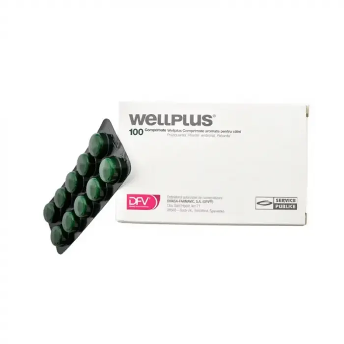 Antiparazitar intern pentru caini Wellplus 10 cpr