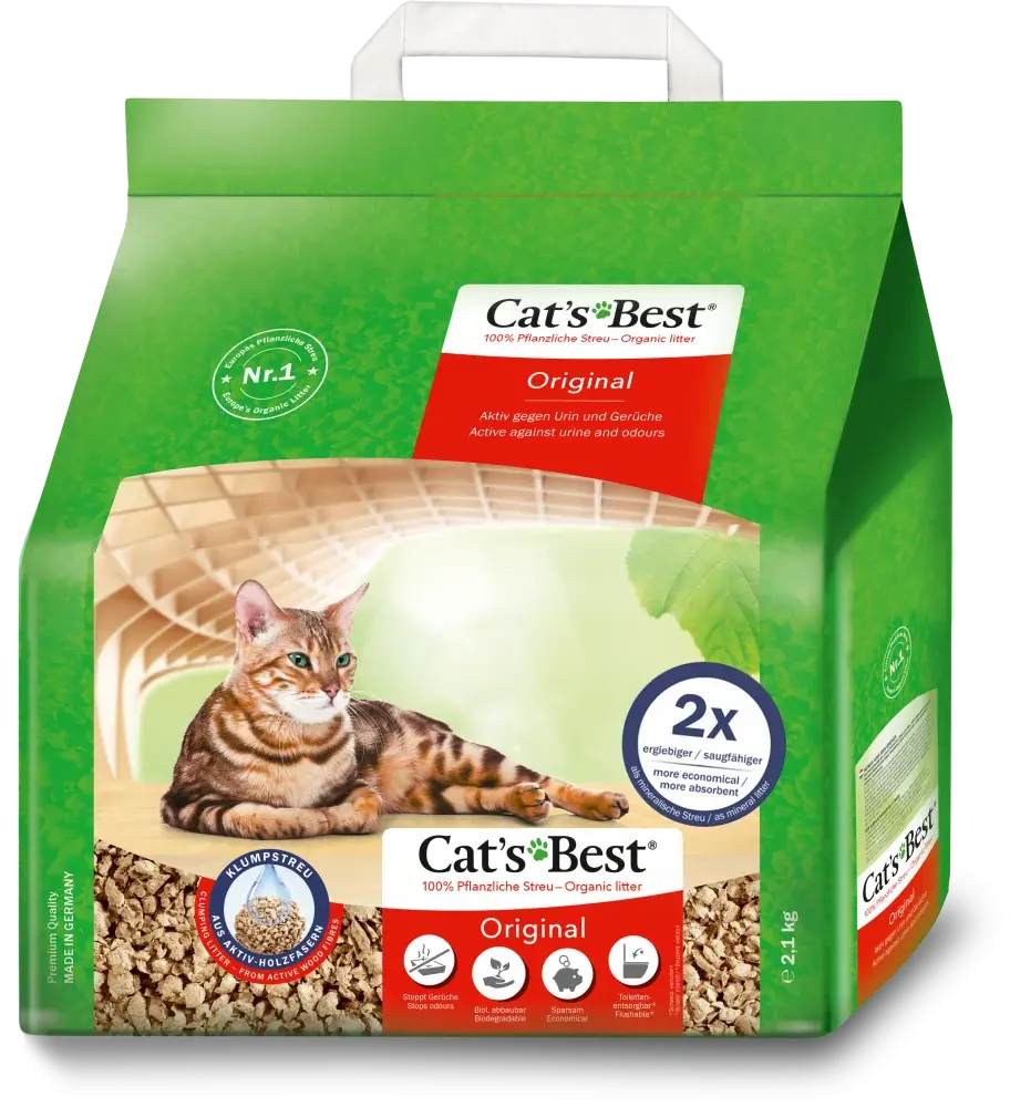 Asternut igienic pentru pisici Cat s Best Original 5 L