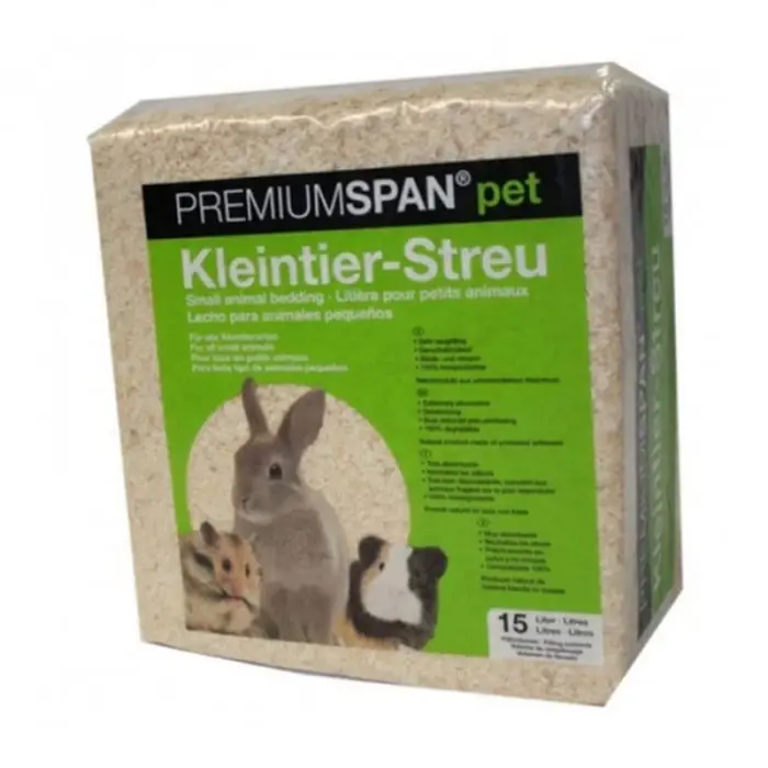 Asternut igienic pentru rozatoare Premium Span cu lamaie 15L