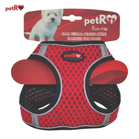 Ham pentru caini Petro Vesta Fotbal Rosie S