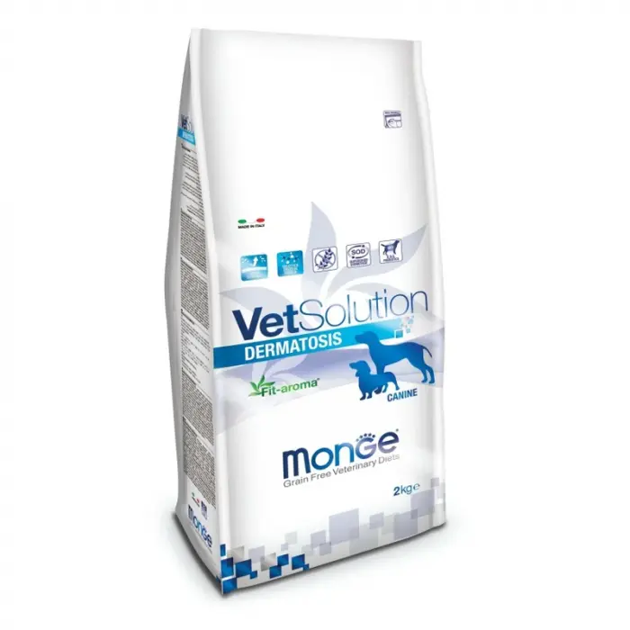 Hrana dietetica pentru caini Monge VetSolution Dermatosis 2 kg