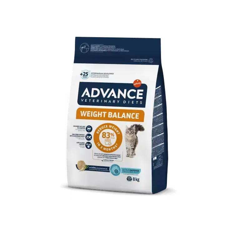 Hrana dietetica pentru pisici Advance Veterinary Diets Weight Balance 8 kg