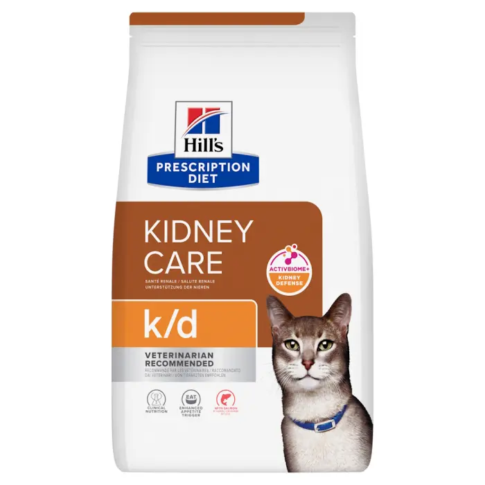Hrana dietetica pentru pisici Hill s PD Kidney Care K D cu somon 1,5 kg
