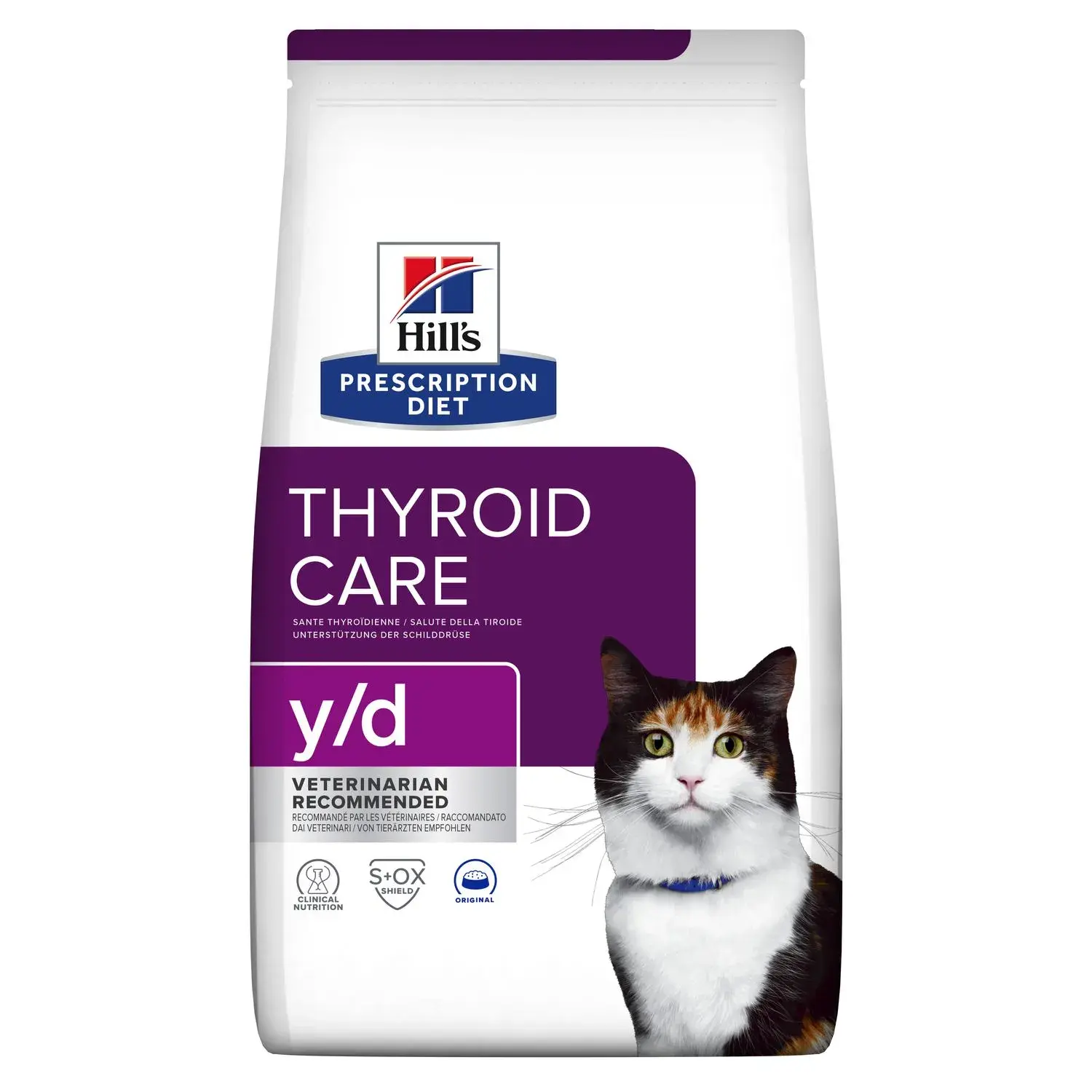 Hrana dietetica pentru pisici Hill s PD Tyroid Care Y D 1,5 kg