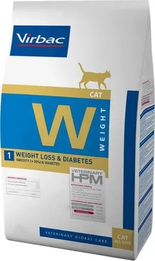 Hrana dietetica pentru pisici Virbac HPM Weight Loss + Diabetes 7 kg