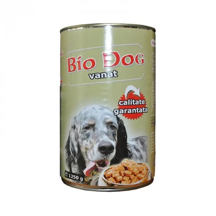 Hrana umeda pentru caini Biodog cu vanat 1250 gr