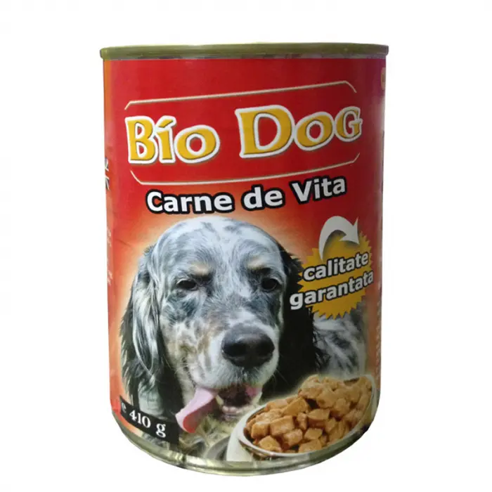 Hrana umeda pentru caini Biodog cu vita 410 gr