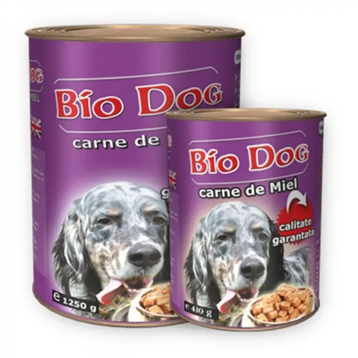 Hrana umeda pentru caini Biodog cu miel 410 gr