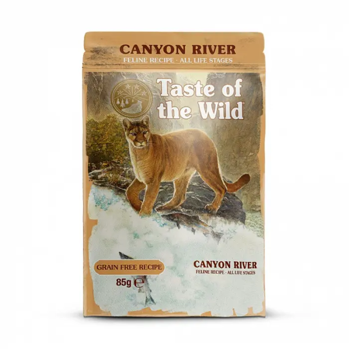 Hrana umeda pentru pisici Taste of the Wild Canyon River cu pastrav 85 gr