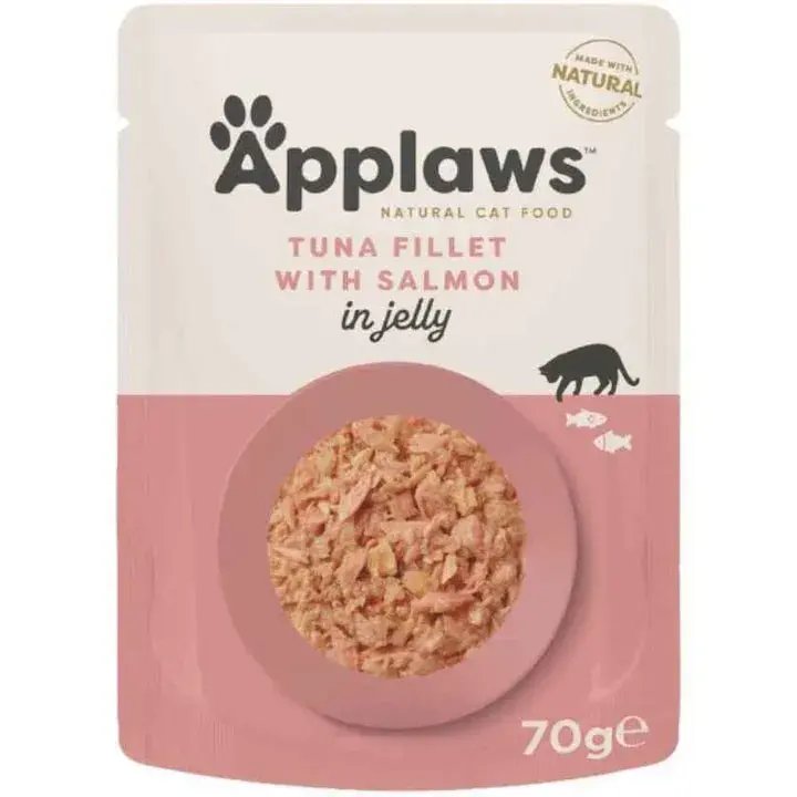 Hrana umeda pentru pisici Applaws File Ton Somon 70 gr