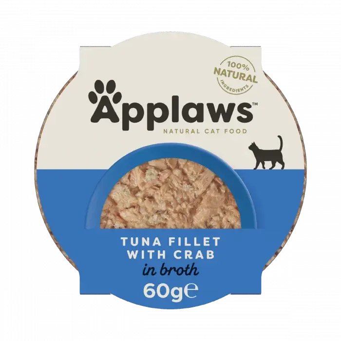 Hrana umeda pentru pisici Applaws File de ton  crab 60 gr
