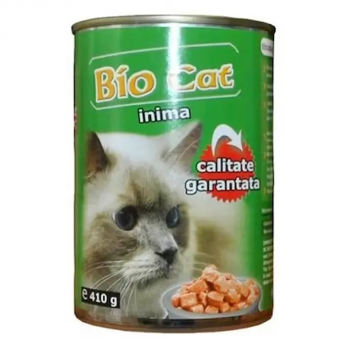 Hrana umeda pentru pisici Biocat cu inima 410 gr